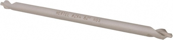 Hertel H-81154L02040 Combo Drill & Countersink: #2, 3/16" Body Dia, 1180, High Speed Steel Image