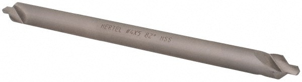 Hertel H-81154L04050 Combo Drill & Countersink: #4, 5/16" Body Dia, 1180, High Speed Steel Image