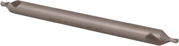 Combo Drill & Countersink: #4-1/2, 3/8" Body Dia, 1180, High Speed Steel
