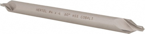 Hertel H-81186040400 Combo Drill & Countersink: #4, 5/16" Body Dia, 1180, Cobalt Image