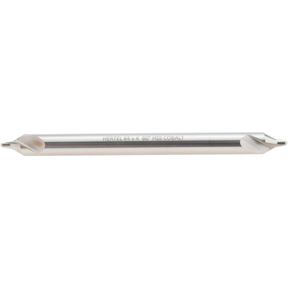 Combo Drill & Countersink: #4, 5/16" Body Dia, 1180, Cobalt