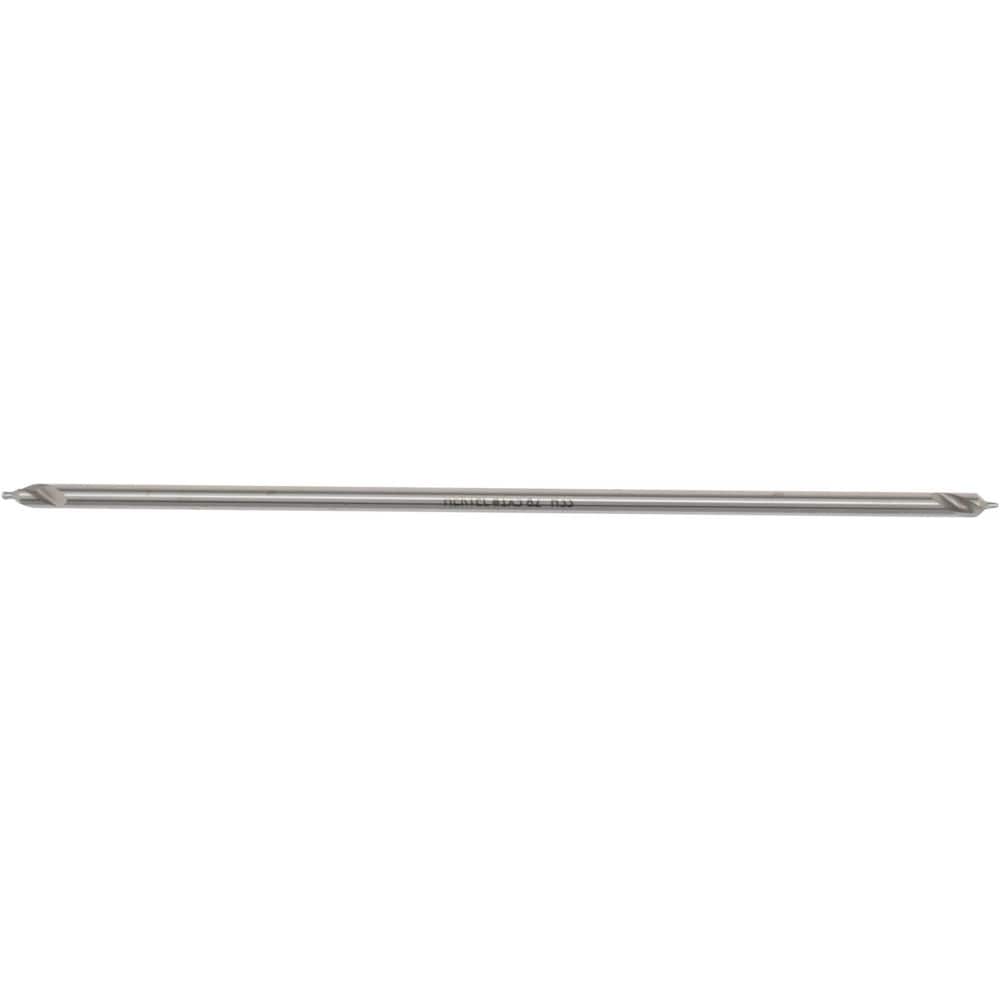 Combo Drill & Countersink: #1, 1/8" Body Dia, 1180, High Speed Steel