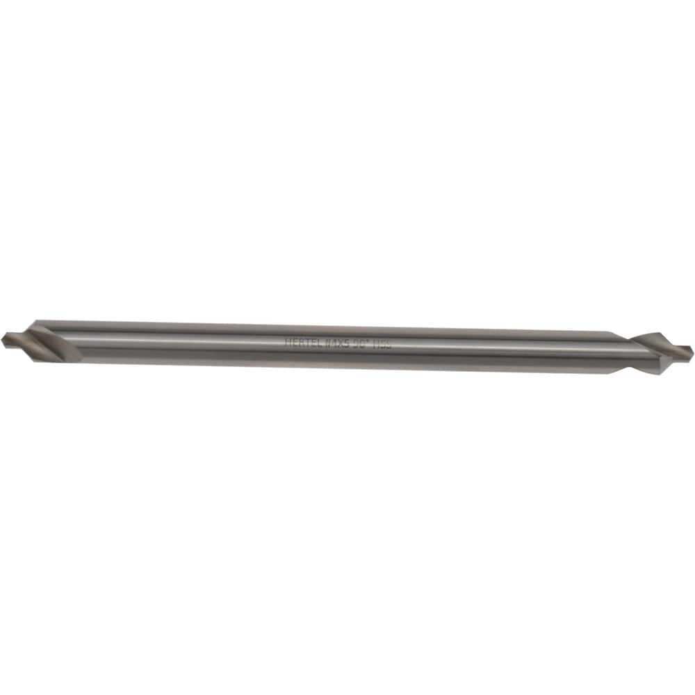 Combo Drill & Countersink: #4, 5/16" Body Dia, 1180, High Speed Steel