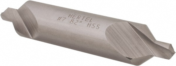 Hertel H-81154070000 Combo Drill & Countersink: #7, 5/8" Body Dia, 1180, High Speed Steel Image