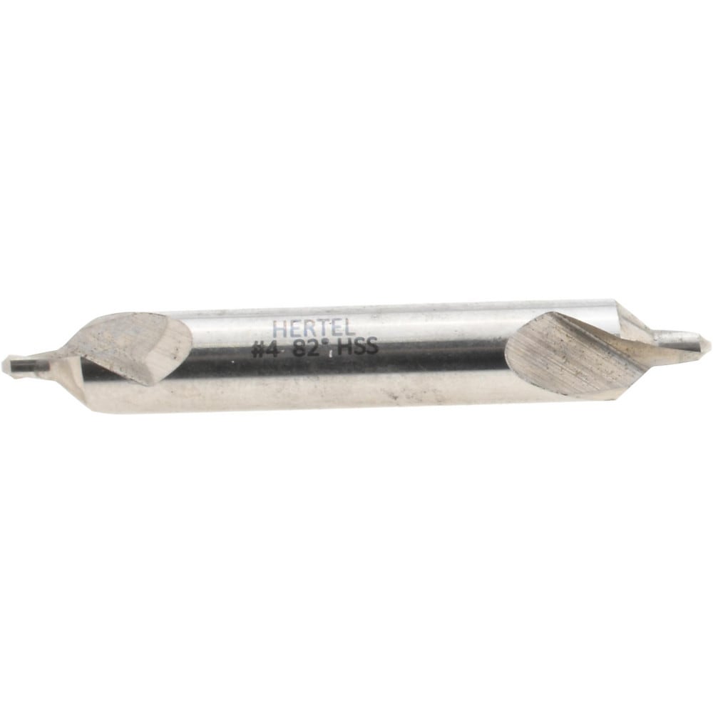 Combo Drill & Countersink: #4, 5/16" Body Dia, 1180, High Speed Steel