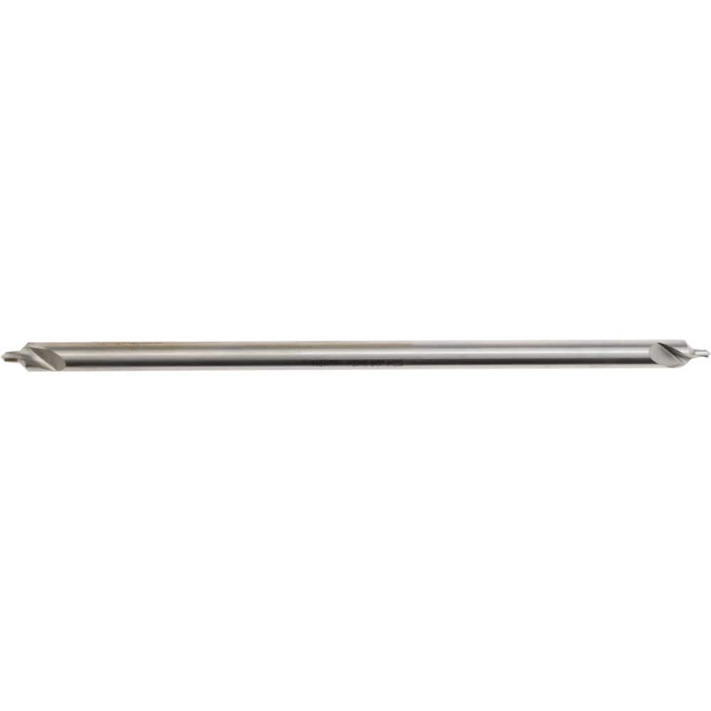 Combo Drill & Countersink: #3, 1/4" Body Dia, 1180, High Speed Steel