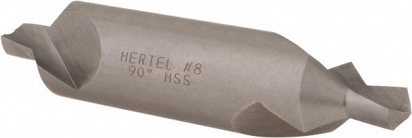 Hertel H-81155080000 Combo Drill & Countersink: #8, 3/4" Body Dia, 1180, High Speed Steel Image