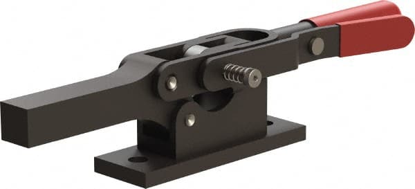 De-Sta-Co 5310-R Manual Hold-Down Toggle Clamp: Horizontal, 1,299.4 lb Capacity, Solid Bar, Flanged Base 