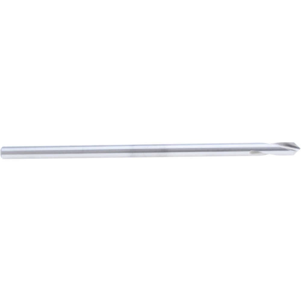 Spotting Drill: 1/4" Dia, 90 ° Point, 5-1/2" OAL, High Speed Steel