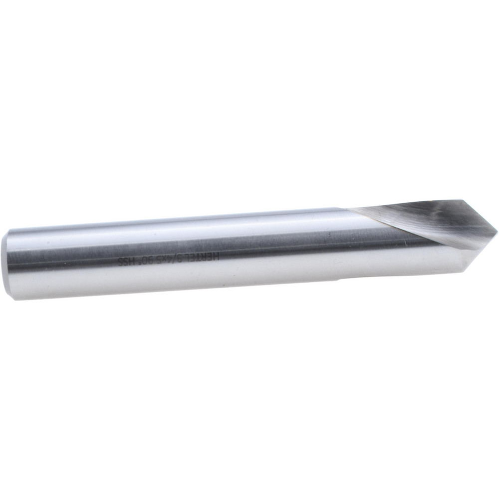 Spotting Drill: 3/4" Dia, 90 ° Point, 5" OAL, High Speed Steel