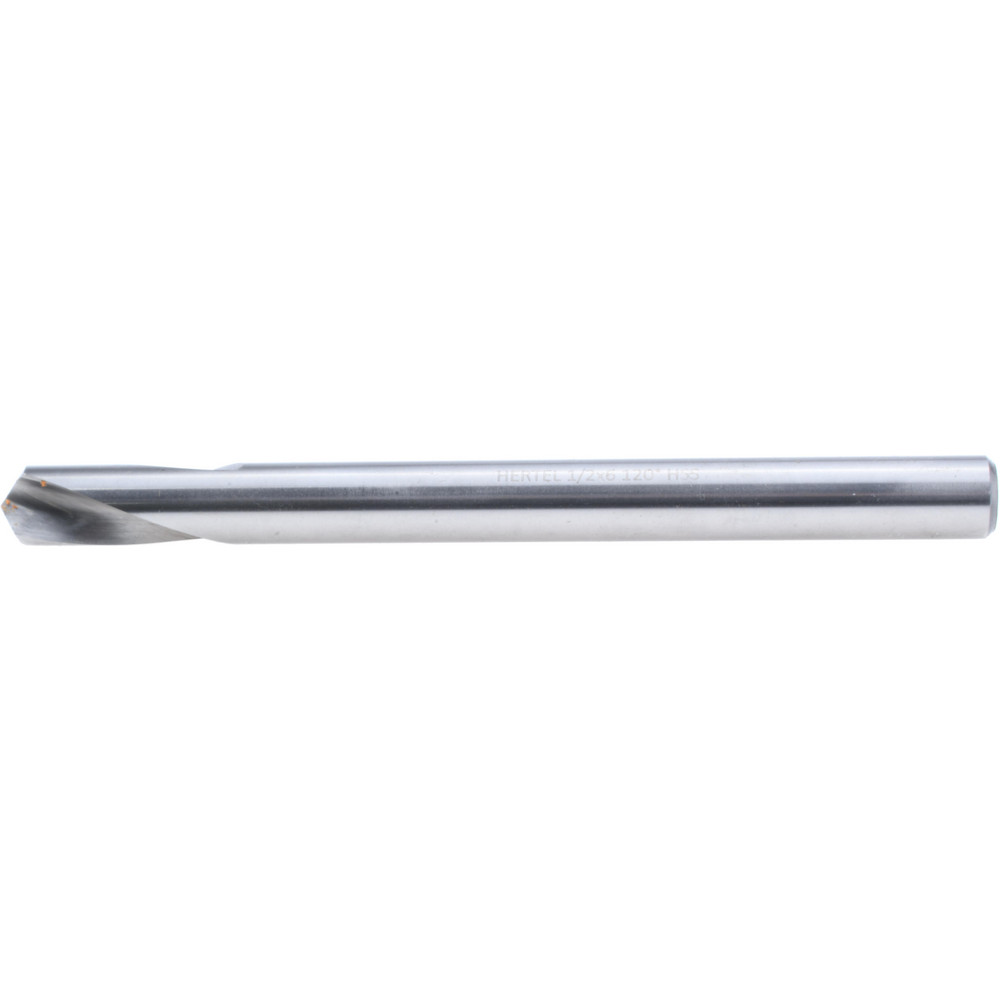 Spotting Drill: 1/2" Dia, 120 ° Point, 6" OAL, High Speed Steel