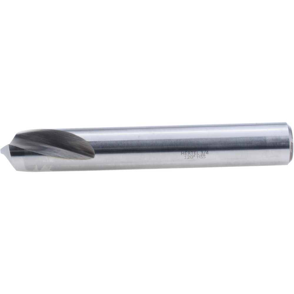 Spotting Drill: 3/4" Dia, 120 ° Point, 5" OAL, High Speed Steel