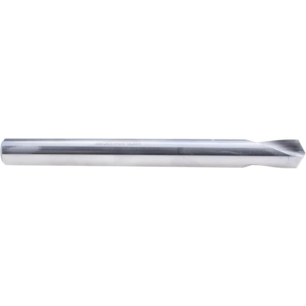 Spotting Drill: 3/4" Dia, 120 ° Point, 8" OAL, High Speed Steel
