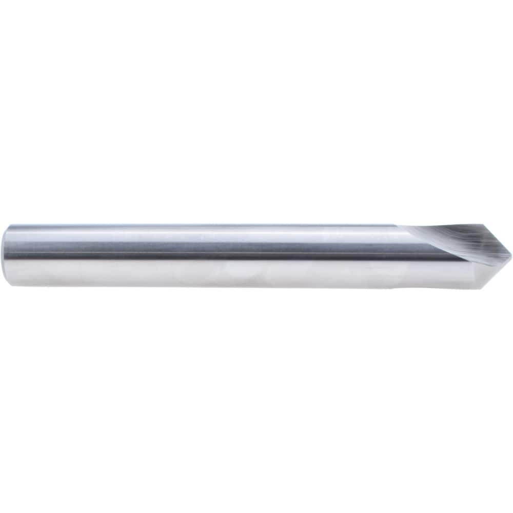 Spotting Drill: 1" Dia, 90 ° Point, 8" OAL, High Speed Steel