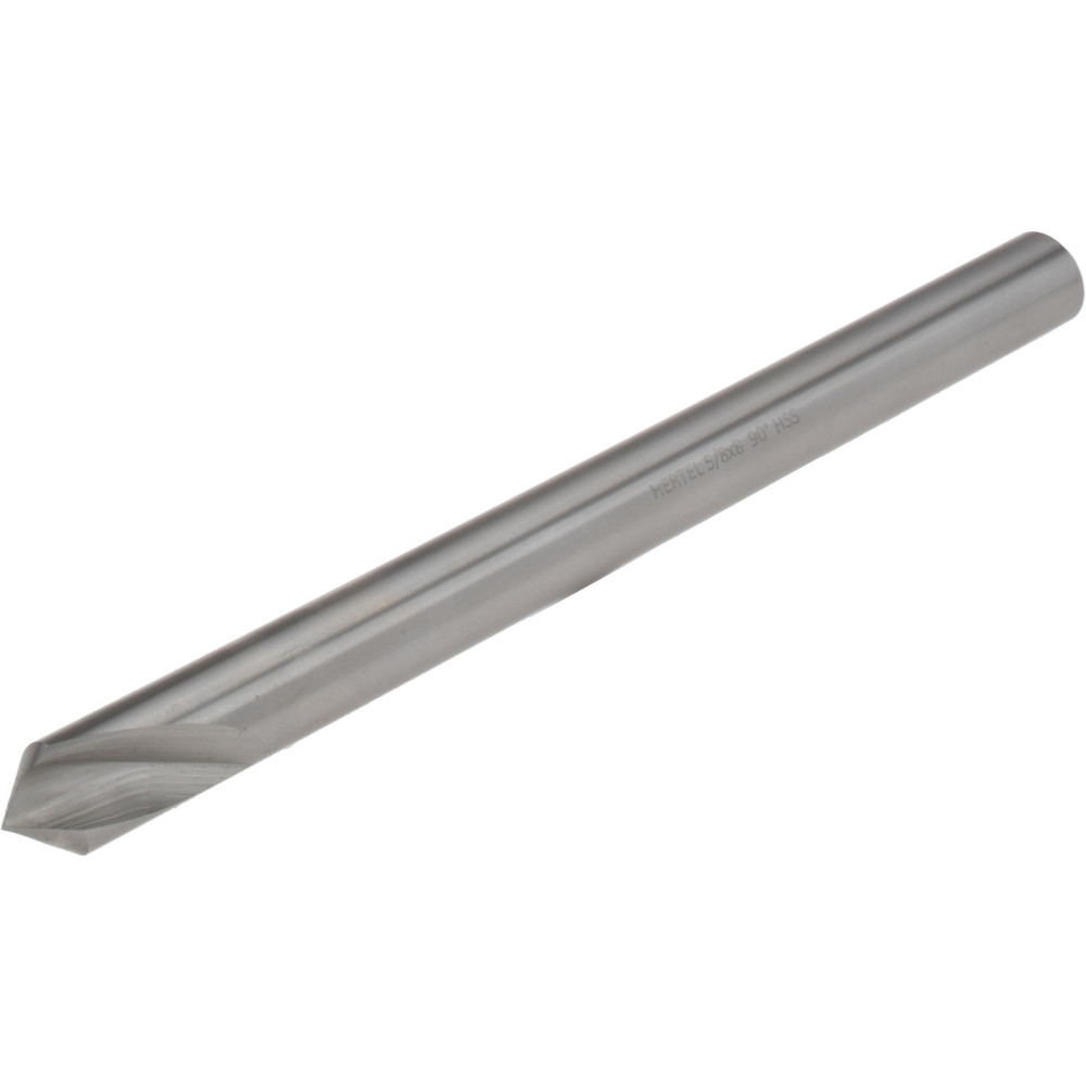 Spotting Drill: 5/8" Dia, 90 ° Point, 7" OAL, High Speed Steel