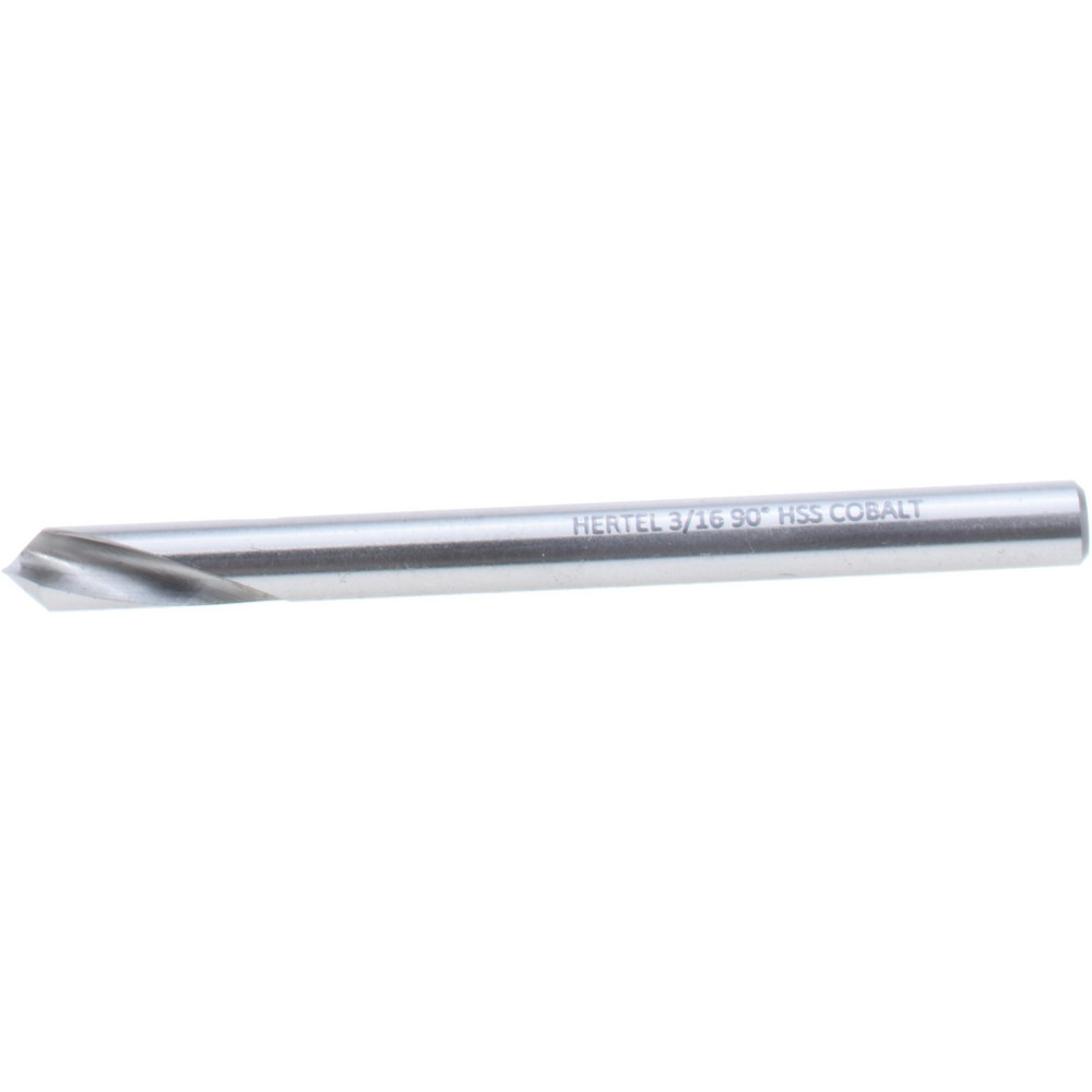 Spotting Drill: 3/16" Dia, 90 ° Point, 2-3/8" OAL, Cobalt M-35 (HSS-E)