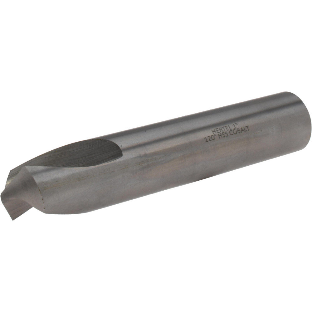 Spotting Drill: 1" Dia, 120 ° Point, 5-3/8" OAL, Cobalt M-35 (HSS-E)