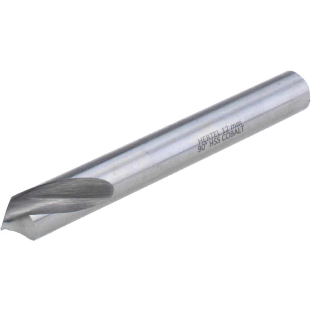 Spotting Drill: 12 mm Dia, 90 ° Point, 4" OAL, Cobalt M-35 (HSS-E)