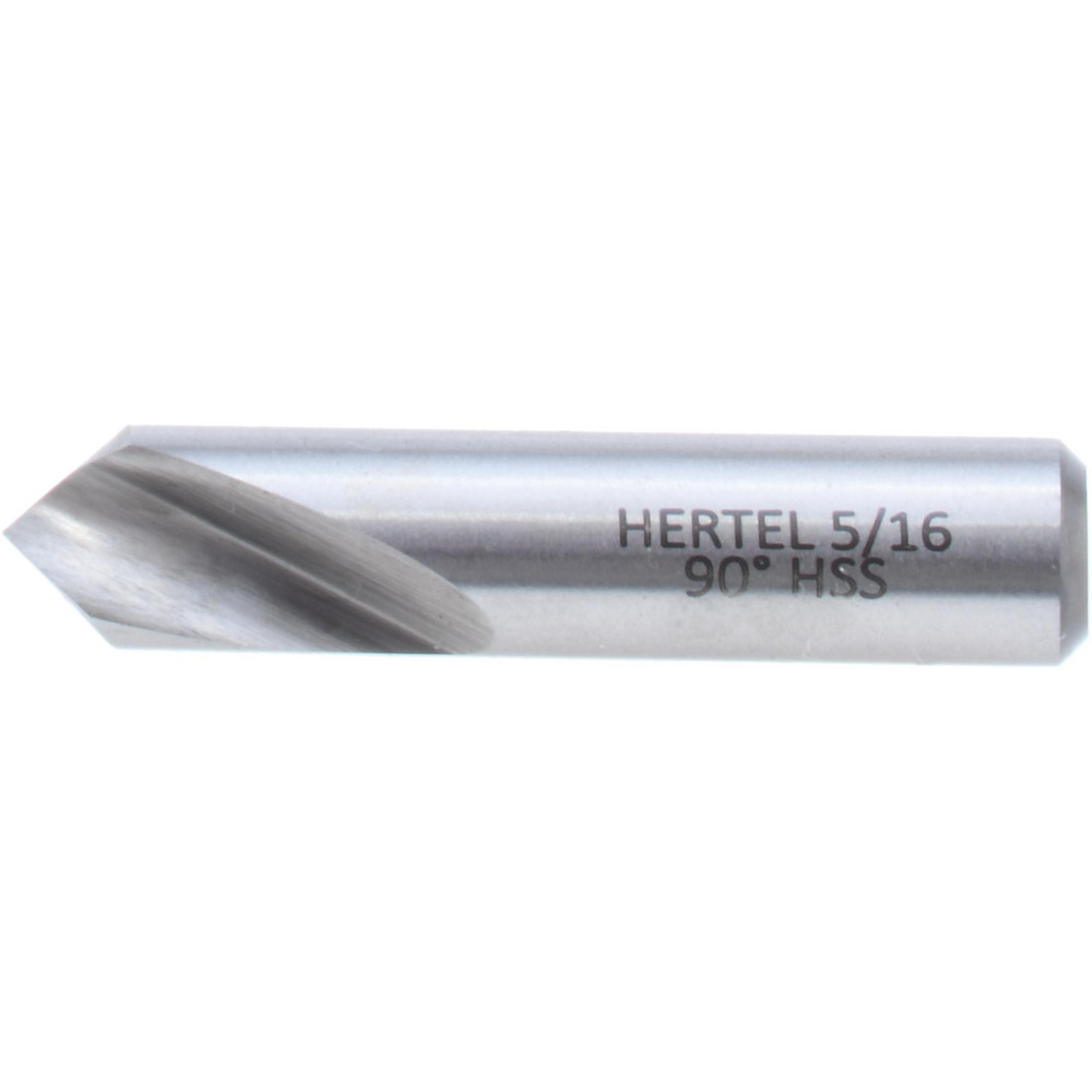 Spotting Drill: 5/16" Dia, 90 ° Point, 1-1/2" OAL, High Speed Steel