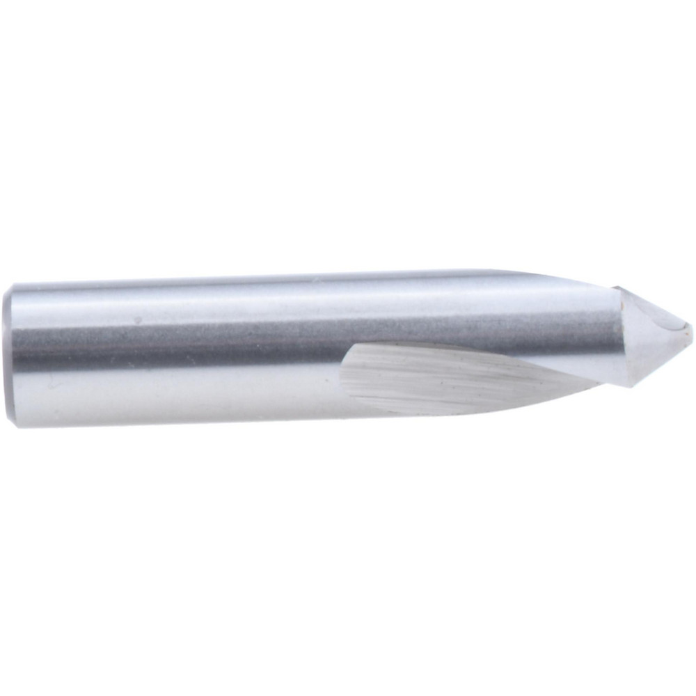Spotting Drill: 0.4375" Dia, 90 ° Point, 2" OAL, High Speed Steel