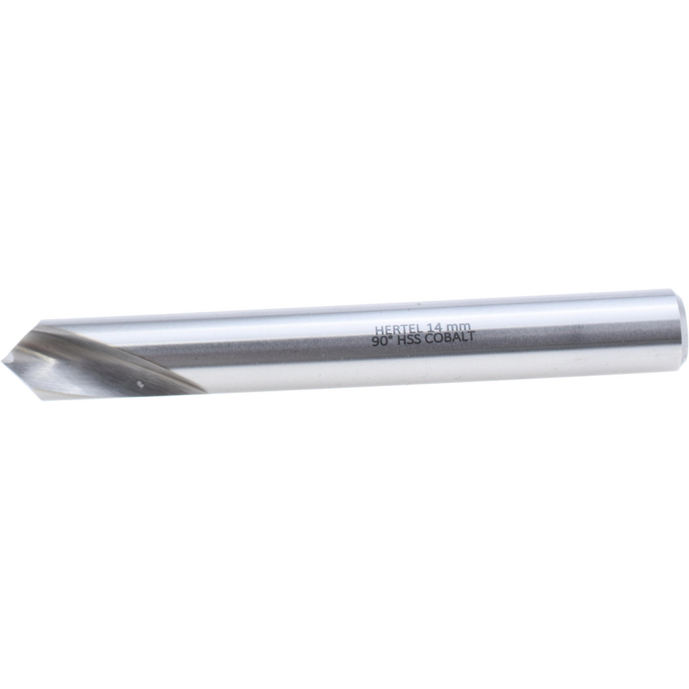 Spotting Drill: 14 mm Dia, 90 ° Point, 4-1/2" OAL, Cobalt M-35 (HSS-E)