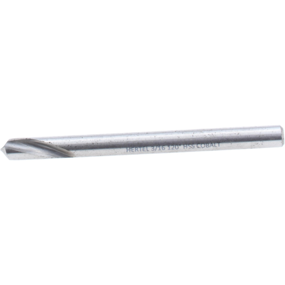 Spotting Drill: 3/16" Dia, 120 ° Point, 2-3/8" OAL, Cobalt M-35 (HSS-E)