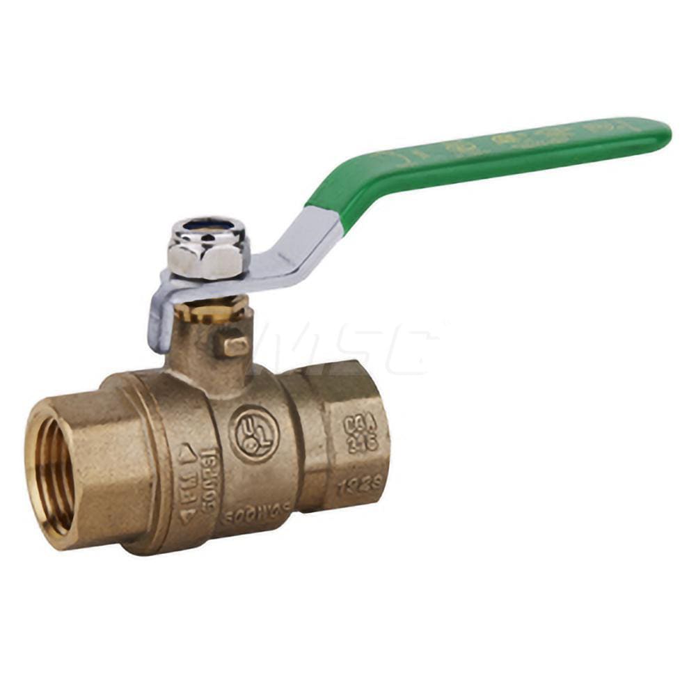 Midwest Control FBB-75NL Full Port Manual Ball Valve: 3/4" Pipe, Full Port 