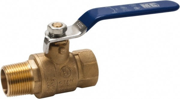 Midwest Control MBB-100NL Full Port Manual Ball Valve: 1" Pipe, Full Port 