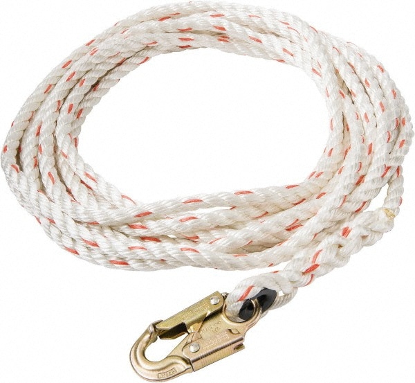 PRO-SAFE PS-LIF50P 50 Long, 350 Lb Capacity, 1 Leg Locking Snap Hook Harness Lifeline Image