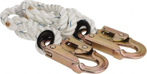 PRO-SAFE - 6' Long, 350 Lb Capacity, 1 Leg Locking Snap Hook Harness  Lanyard - 62841754 - MSC Industrial Supply