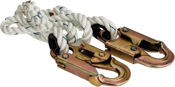 PRO-SAFE PS-LAN-RP4 4 Long, 350 Lb Capacity, 1 Leg Locking Snap Hook Harness Lanyard Image