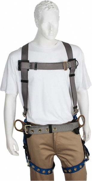 PRO-SAFE PS-HCN-TB2 Fall Protection Harnesses: 350 Lb, Construction Style, Size X-Large, Polyester Image