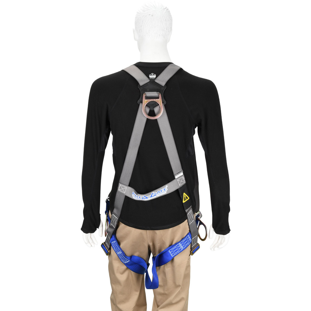 Prosafe Fall Protection PRO-SAFE - Fall Protection Harnesses: 350 Lb, Cross-Over Style, Size ...