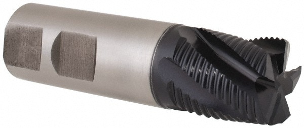 Hertel 62850045 Square End Mill: 7/8 Dia, 7/8 LOC, 7/8 Shank Dia, 3-1/8 OAL, 5 Flutes, Cobalt Image