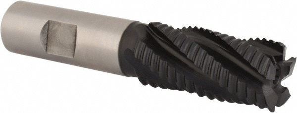 Hertel 62852272 Square End Mill: 7/8 Dia, 1-7/8 LOC, 3/4 Shank Dia, 4-1/8 OAL, 5 Flutes, Cobalt Image