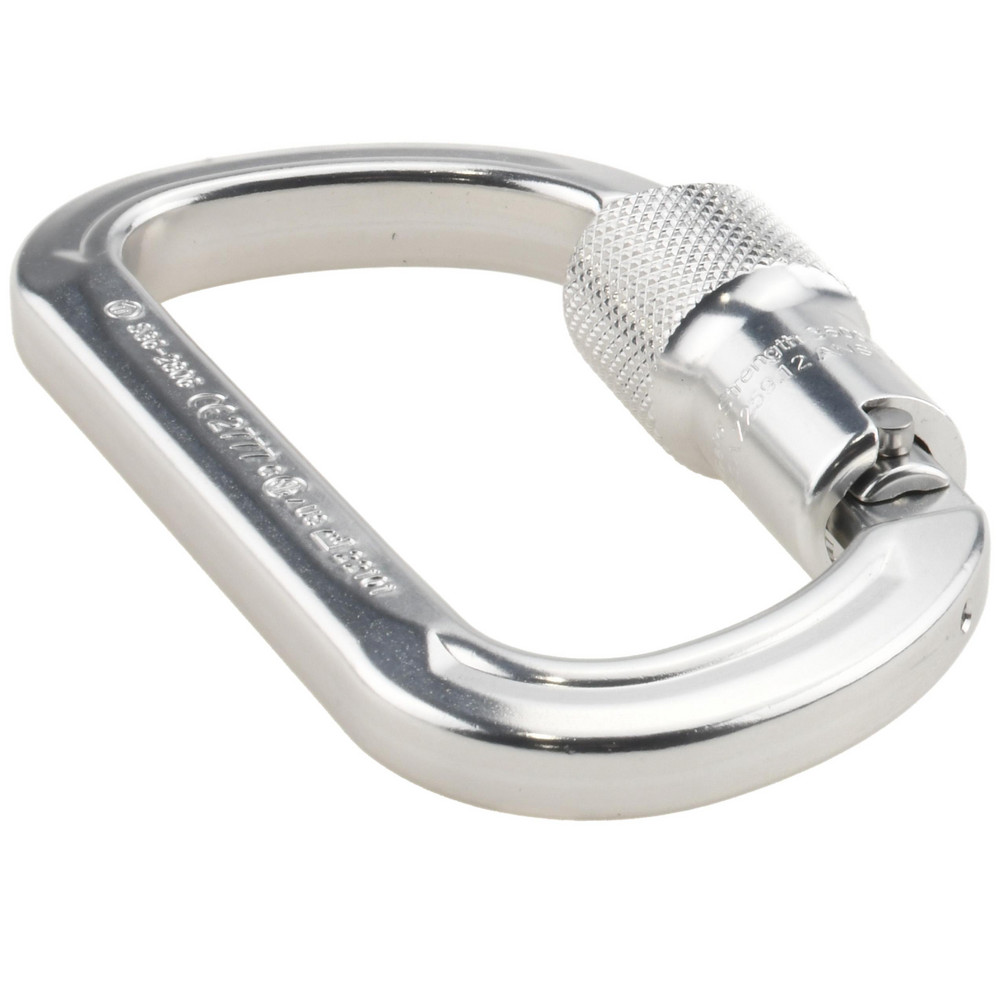 5,000 Lb. Capacity Locking Carabiner - 3/4 Inch, Autolocking Gate, Aluminum