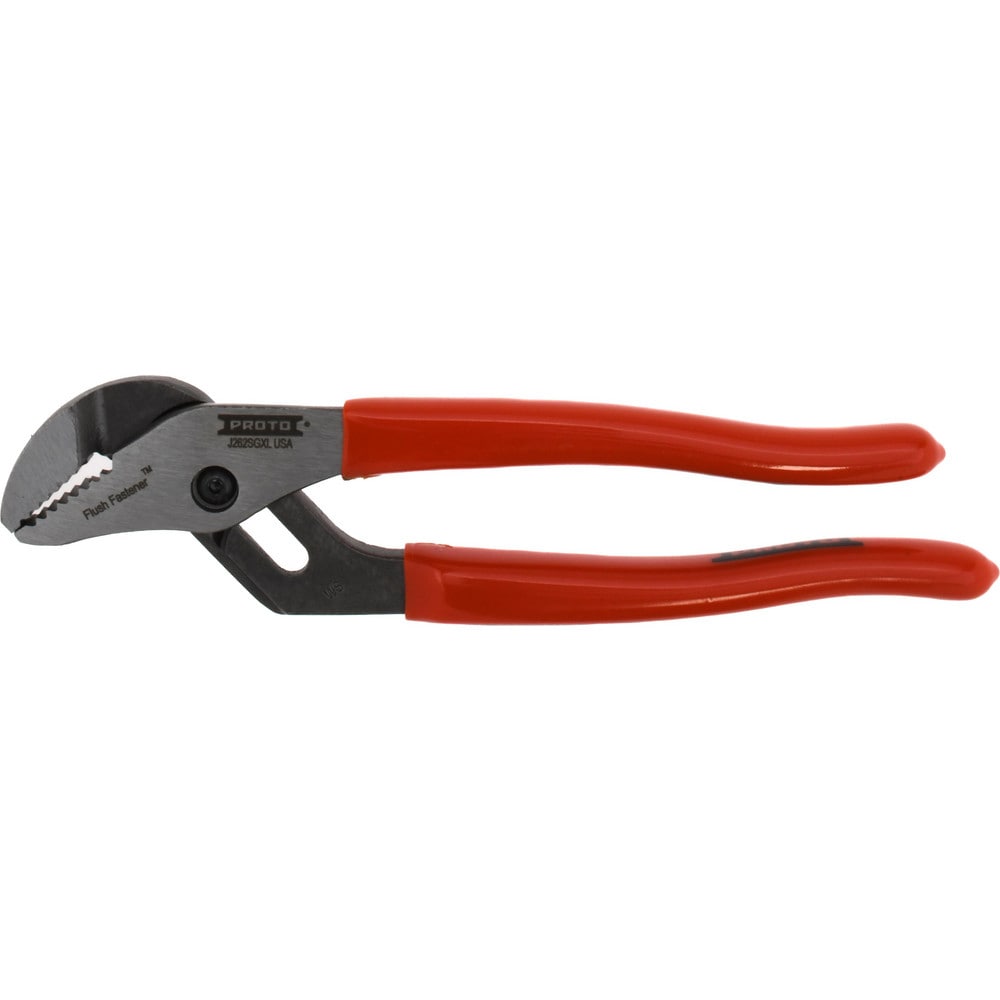 Tongue & Groove Plier: 1-3/32" Cutting Capacity, Serrated Jaw