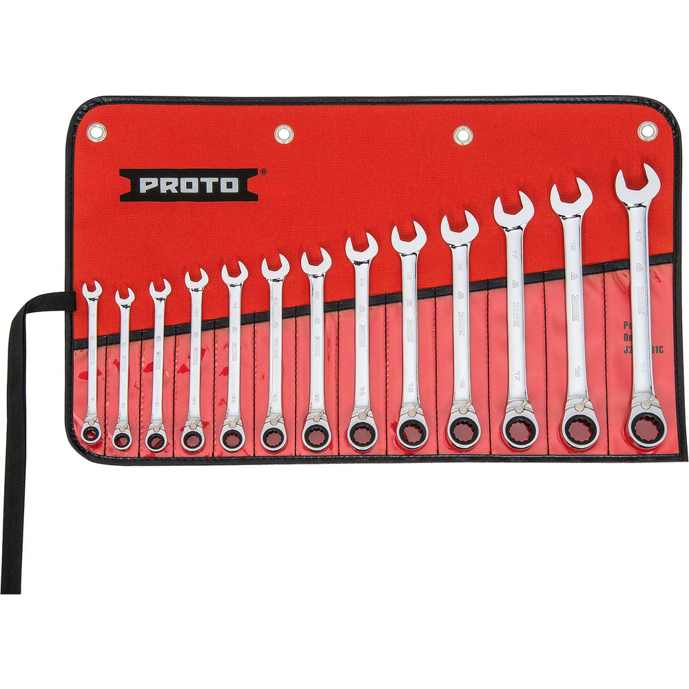 Proto - Combination Wrench Set: 14 Pc, 3/8 in - 1-1/4 in Wrench