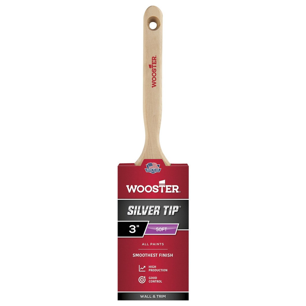 Wooster Brush 5220-3 Paint Brush: 3" Nylon Polyester & Synthetic, Synthetic Bristle 