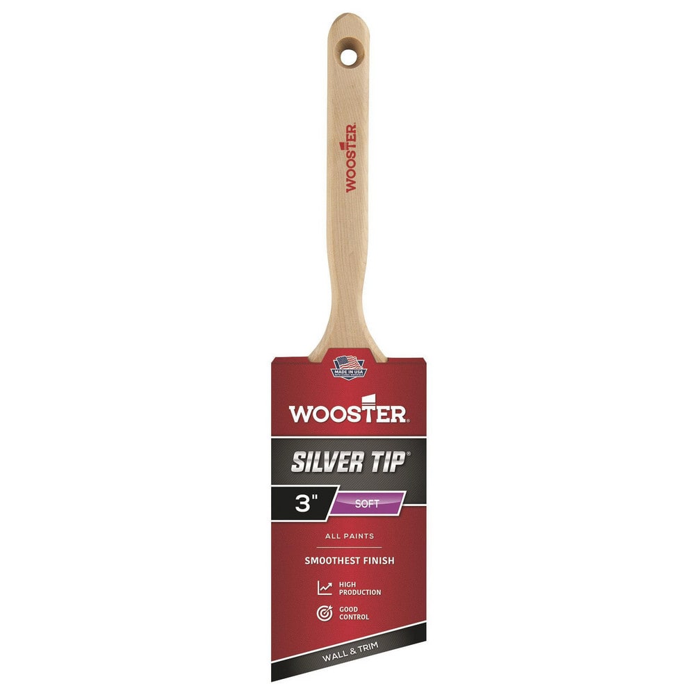Wooster Brush 5221-3 Paint Brush: 3" Synthetic, Synthetic Bristle 
