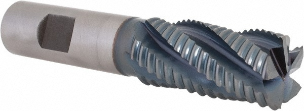 Hertel 62888235 Square End Mill: 7/8 Dia, 1-7/8 LOC, 3/4 Shank Dia, 4-1/8 OAL, 5 Flutes, Cobalt Image