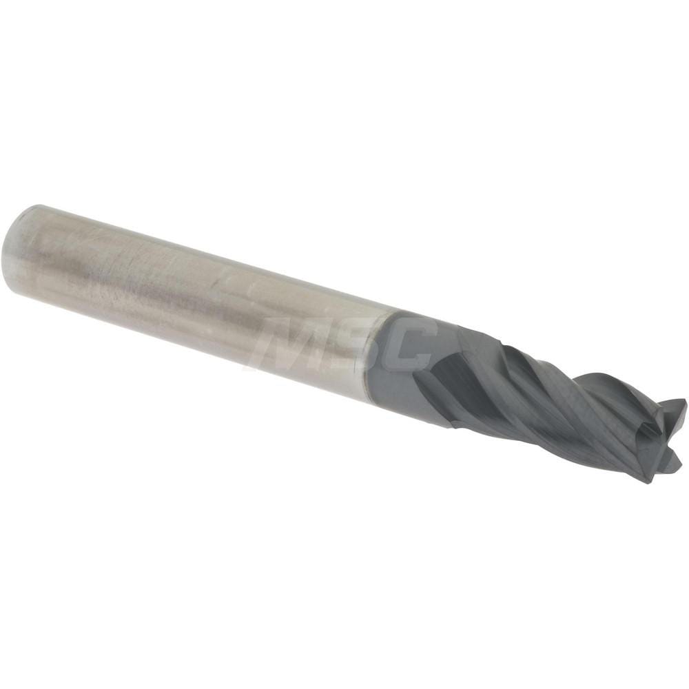 Accupro 4462812C15 Corner Chamfer End Mill: 0.2812" Dia, 0.625" LOC, 4 Flute, 0.01" Chamfer Width, Solid Carbide Image