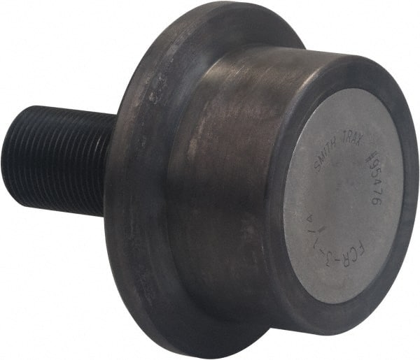Accurate Bushing | Smith Bearing® Flanged Cam Follower: 2.75 Roller Dia - 3,120 lb Static Load Capacity, Carbon Steel Roller | Part #FCR-2-3/4