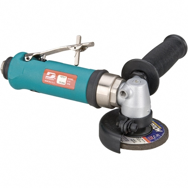 Dynabrade 54767 Air Angle Grinder: 3" Wheel Dia, 18,000 RPM Image