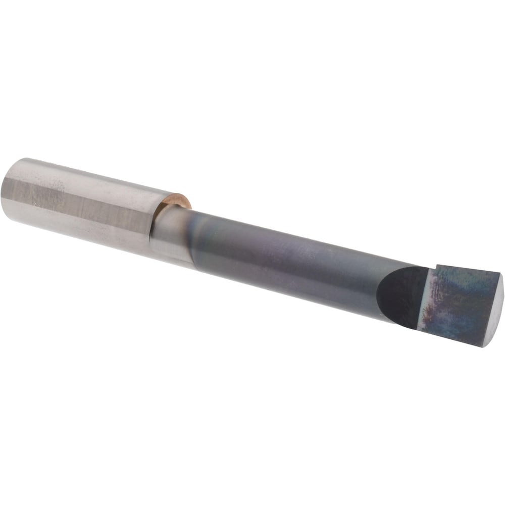 Accupro B4902500A Boring Bar: 0.49" Min Bore, 2-1/2" Max Depth, Right Hand Cut, Submicron Solid Carbide 