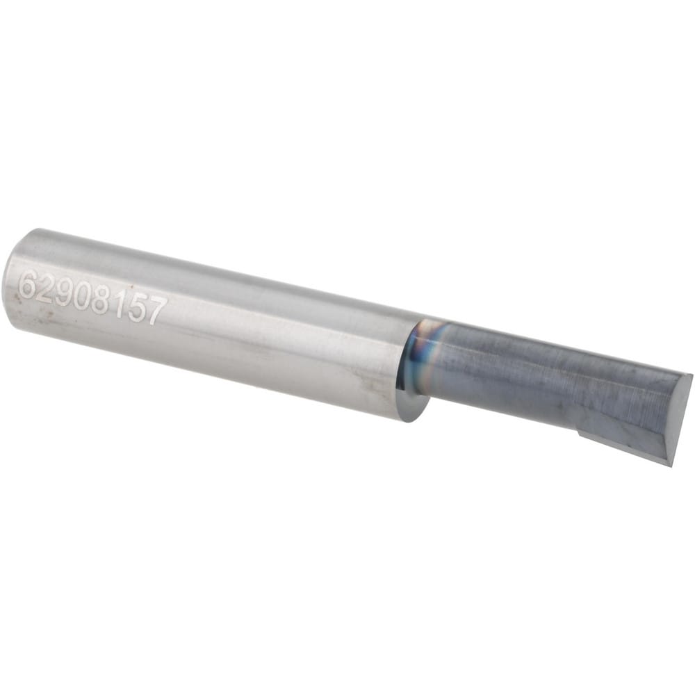 Boring Bar: 0.3200" Min Bore Dia, 0.9000" Max Bore Depth, Right Hand, 3/8" Shank Dia, Submicron Solid Carbide