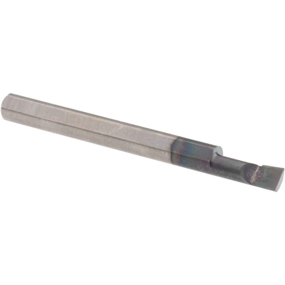 Accupro B160400A Boring Bar: 0.16" Min Bore, 0.4" Max Depth, Right Hand Cut, Submicron Solid Carbide 