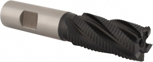 Hertel 62913942 Square End Mill: 7/8 Dia, 1-7/8 LOC, 3/4 Shank Dia, 4-1/8 OAL, 5 Flutes, Cobalt Image