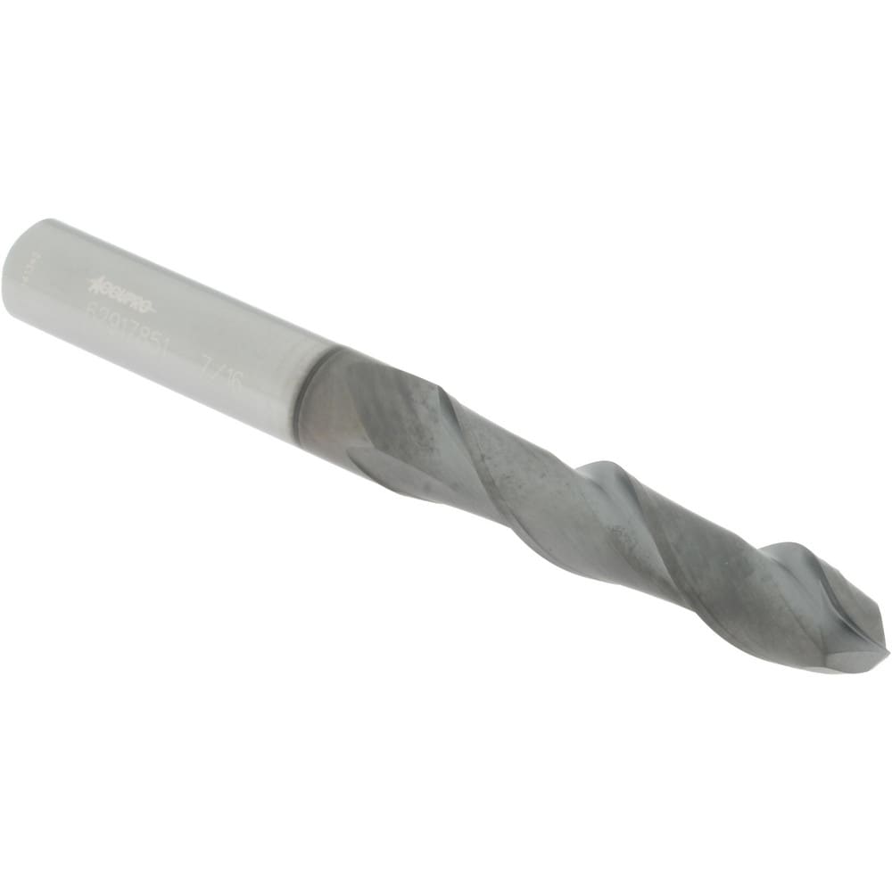 Accupro 12179137 Ball End Mill: 0.4375" Dia, 2" LOC, 2 Flute, Solid Carbide 