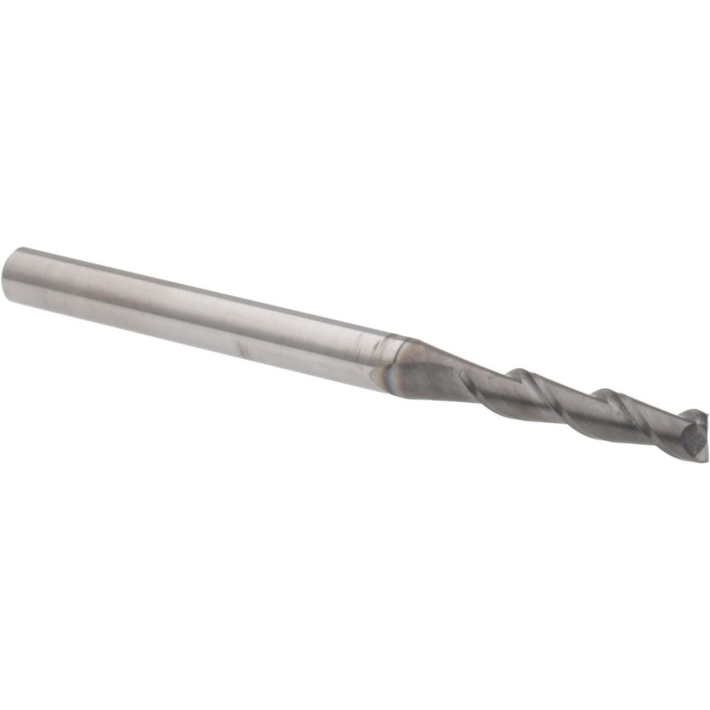 Accupro 12178838 Square End Mill: 5/32 Dia, 3/4 LOC, 3/16 Shank Dia, 2-1/2 OAL, 2 Flutes, Solid Carbide 